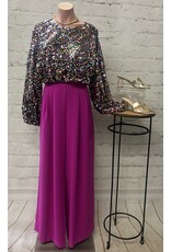 Emily Sequin Crop Top
