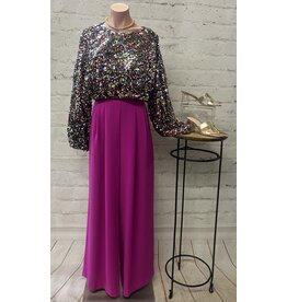 Emily Sequin Crop Top