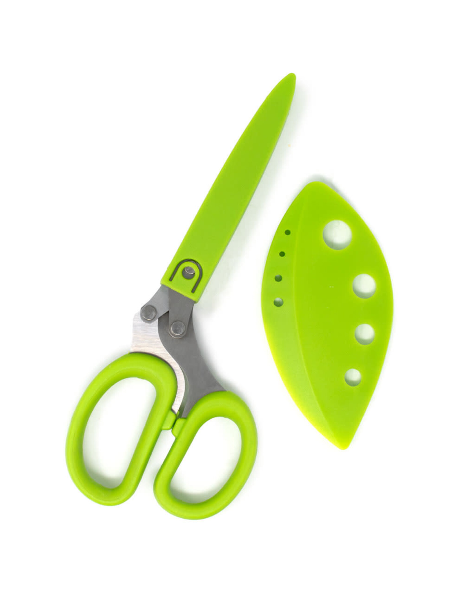 Herb Scissors With Blade Cleaner & Herb Stripper