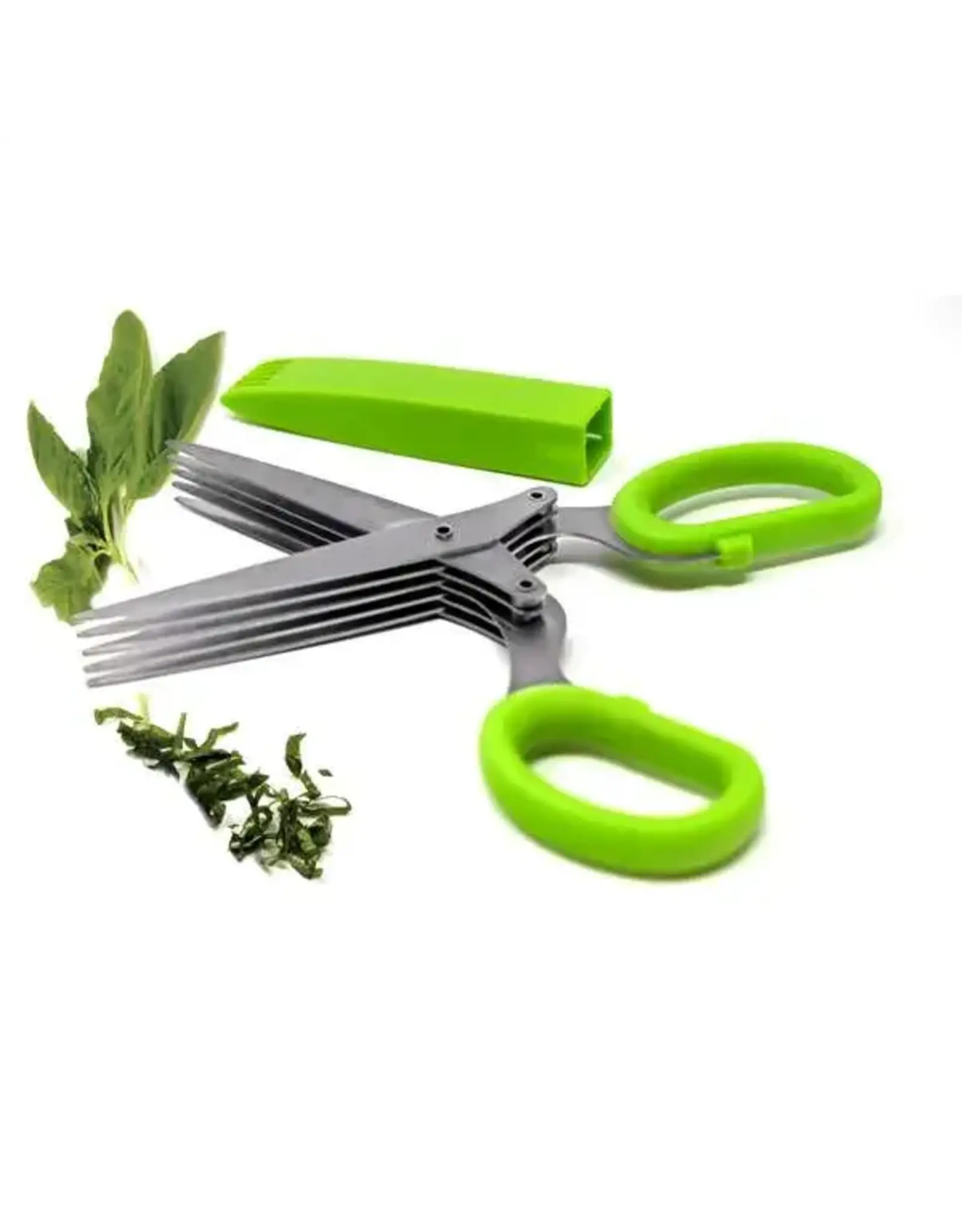 Herb Scissors With Blade Cleaner & Herb Stripper