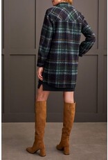 Tribal Tribal Boucle Plaid Jacket with Notch Collar