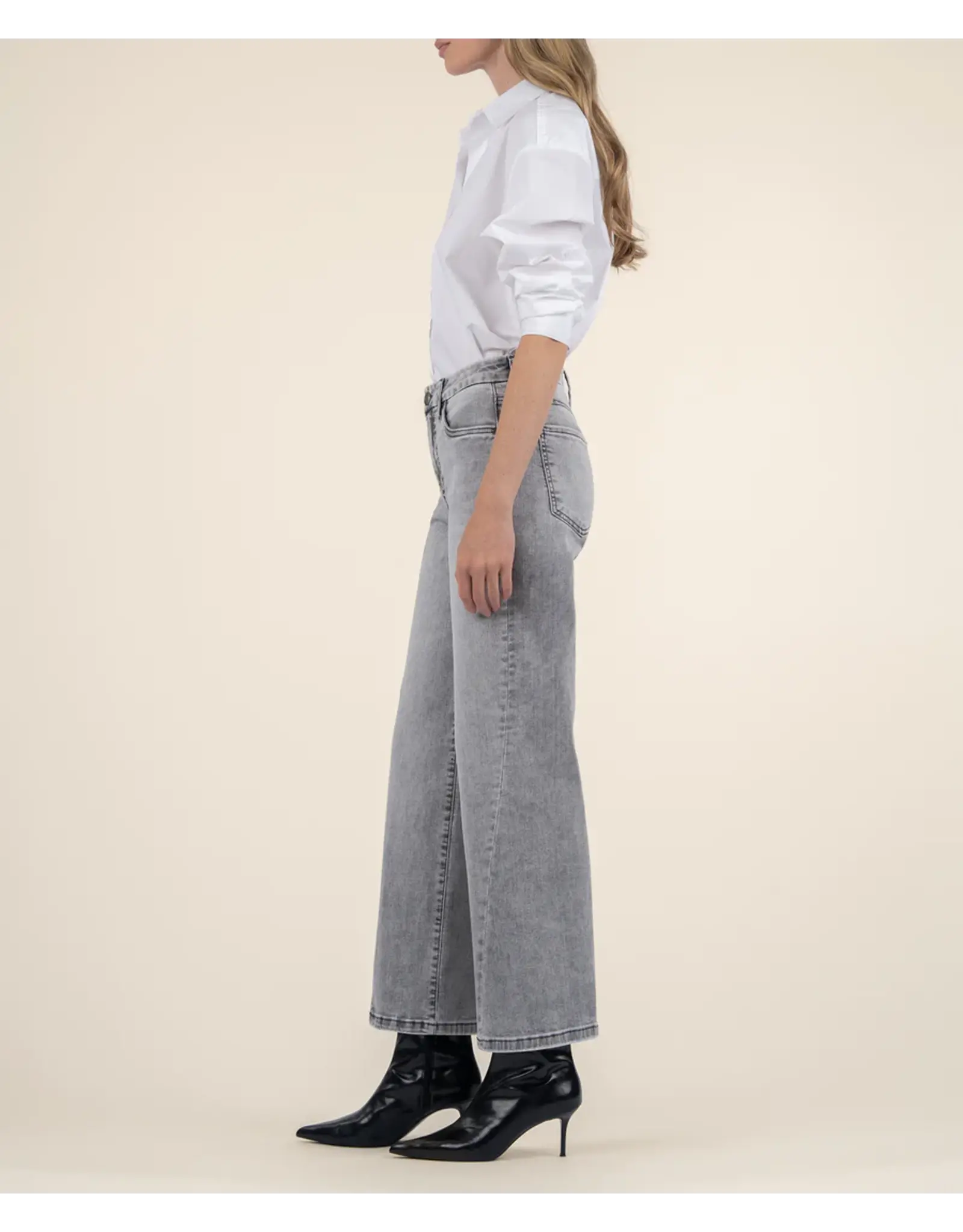 Kut from the Kloth / STS Blue KUT Meg High Rise Wide Leg - Stride w/ Grey Base Wash