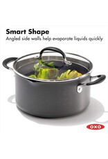 OXO 6QT Stockpot with Lid, 3-Layered German Engineered Nonstick Coating