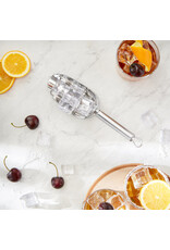 RSVP International Medium Stainless Steel Scoop 1/2 Cup 8"