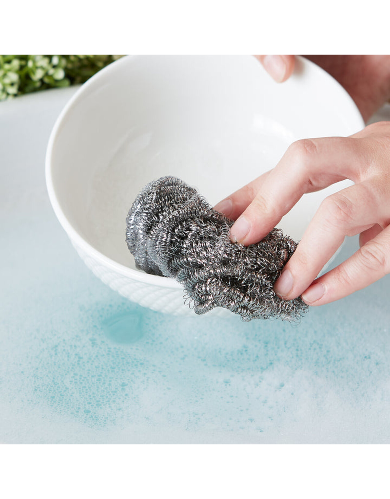 RSVP International Stainless Steel Scrubbies Set of 2