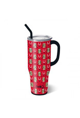 Swig Life Swig Touchdown Black + Red Mega Mug 40oz