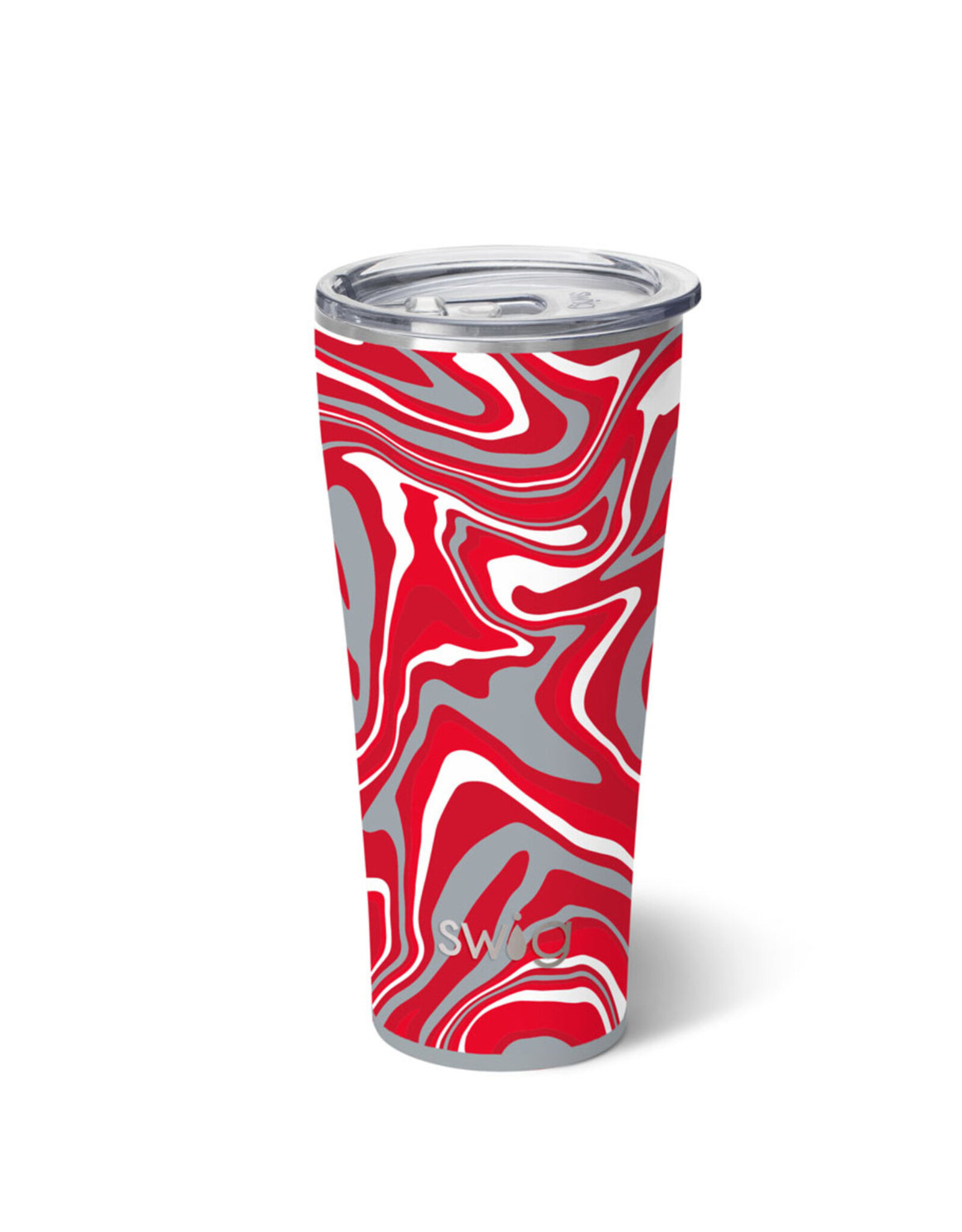 Swig Life Swig Fanzone Red + Grey Tumbler 32oz