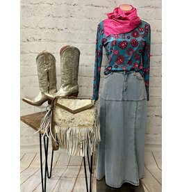 Navajo City Mesh Top