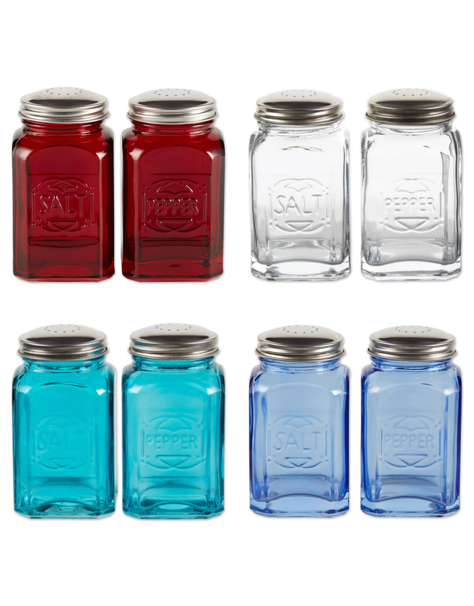 RSVP International Retro Salt & Pepper Shaker Set