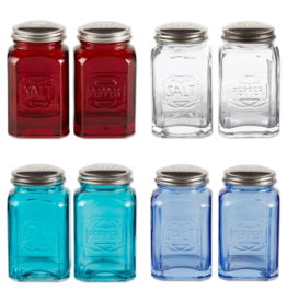 Retro Salt & Pepper Shaker Set