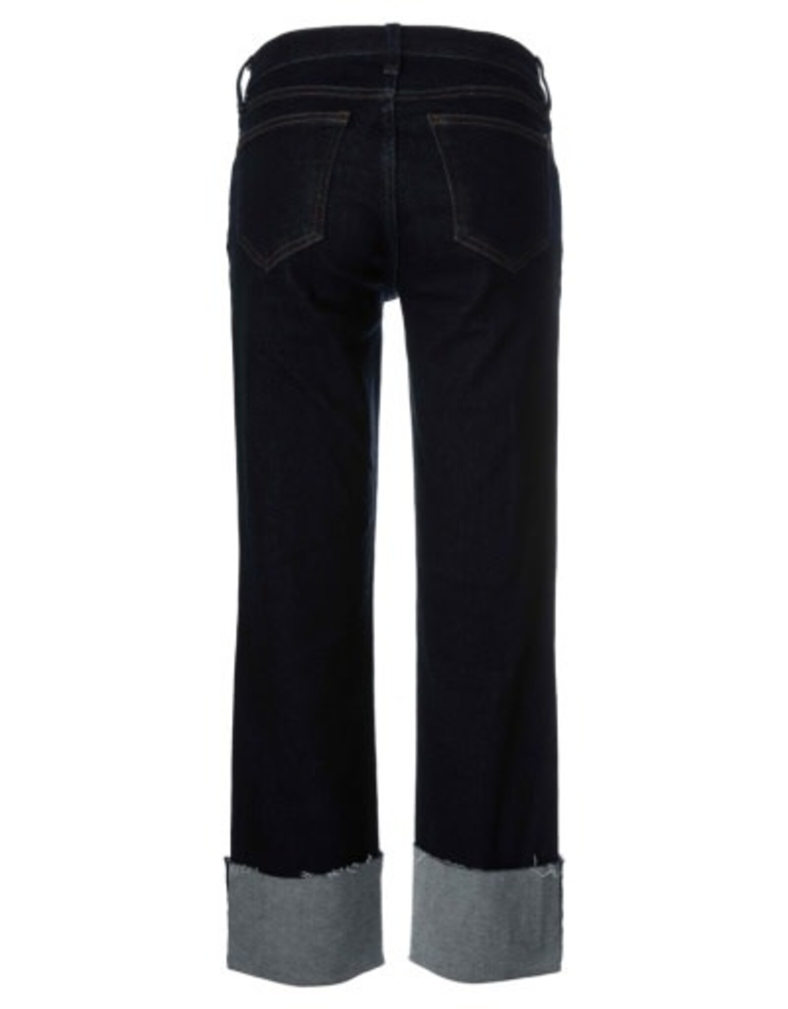 Kut from the Kloth / STS Blue KUT Fay High Rise Fab Ab Straight Leg Roll-Up Raw Hem - Kindled