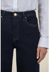 Kut from the Kloth / STS Blue KUT Fay High Rise Fab Ab Straight Leg Roll-Up Raw Hem - Kindled