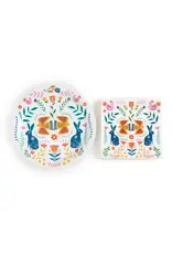 Whimsical Wildlife 48 Pc Paper Plate & Napkin Set