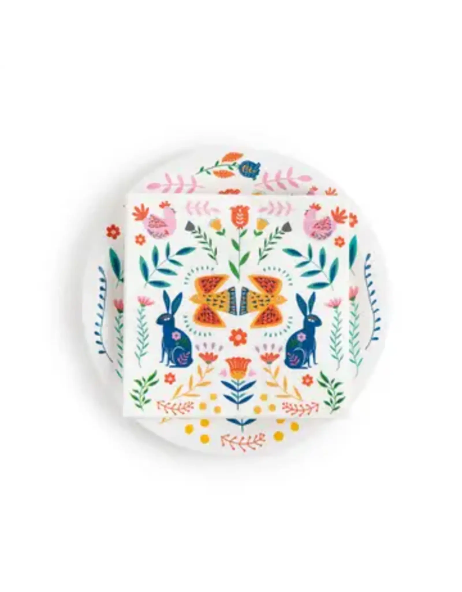 Whimsical Wildlife 48 Pc Paper Plate & Napkin Set