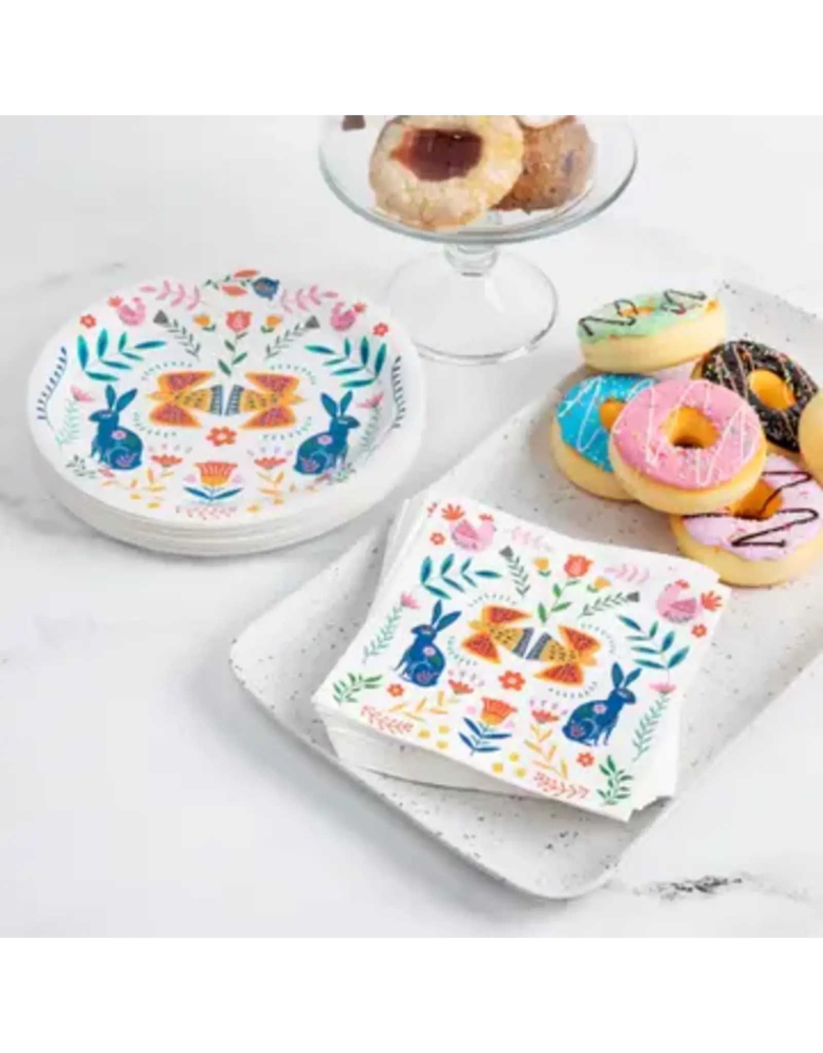 Whimsical Wildlife 48 Pc Paper Plate & Napkin Set