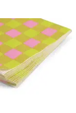 Plaid Pastels Paper Plate and Napkin Set 48 Pc