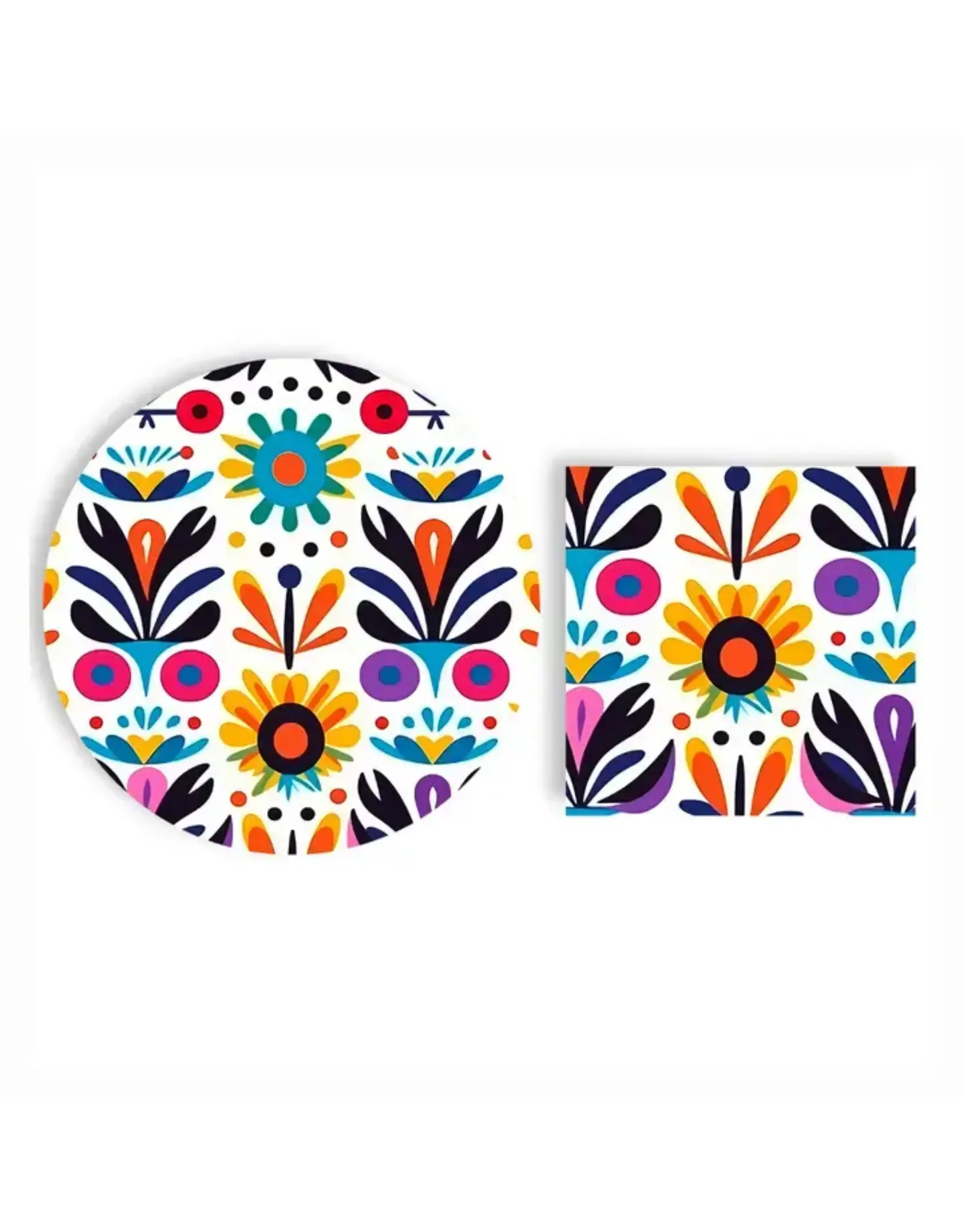 Feeling Festive 48 Pc Paper Plate & Napkin Set