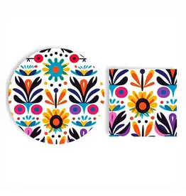 Feeling Festive 48 Pc Paper Plate & Napkin Set