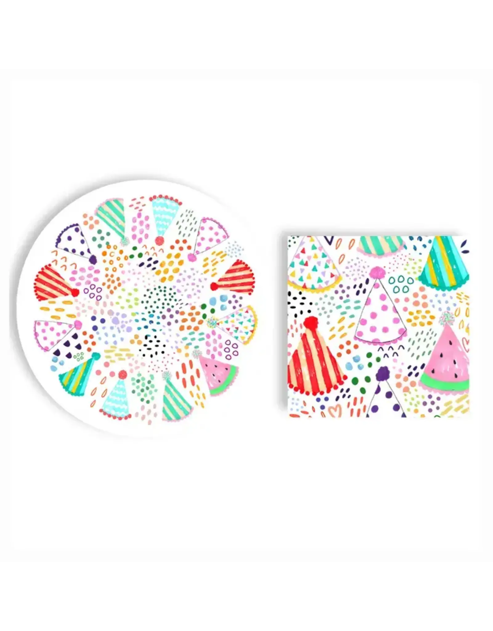 Best Birthday 48 Pc Paper Plate & Napkin Set