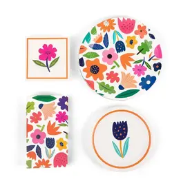 Bold Botanicals 80 Pc Paper Plate & Napkin Set