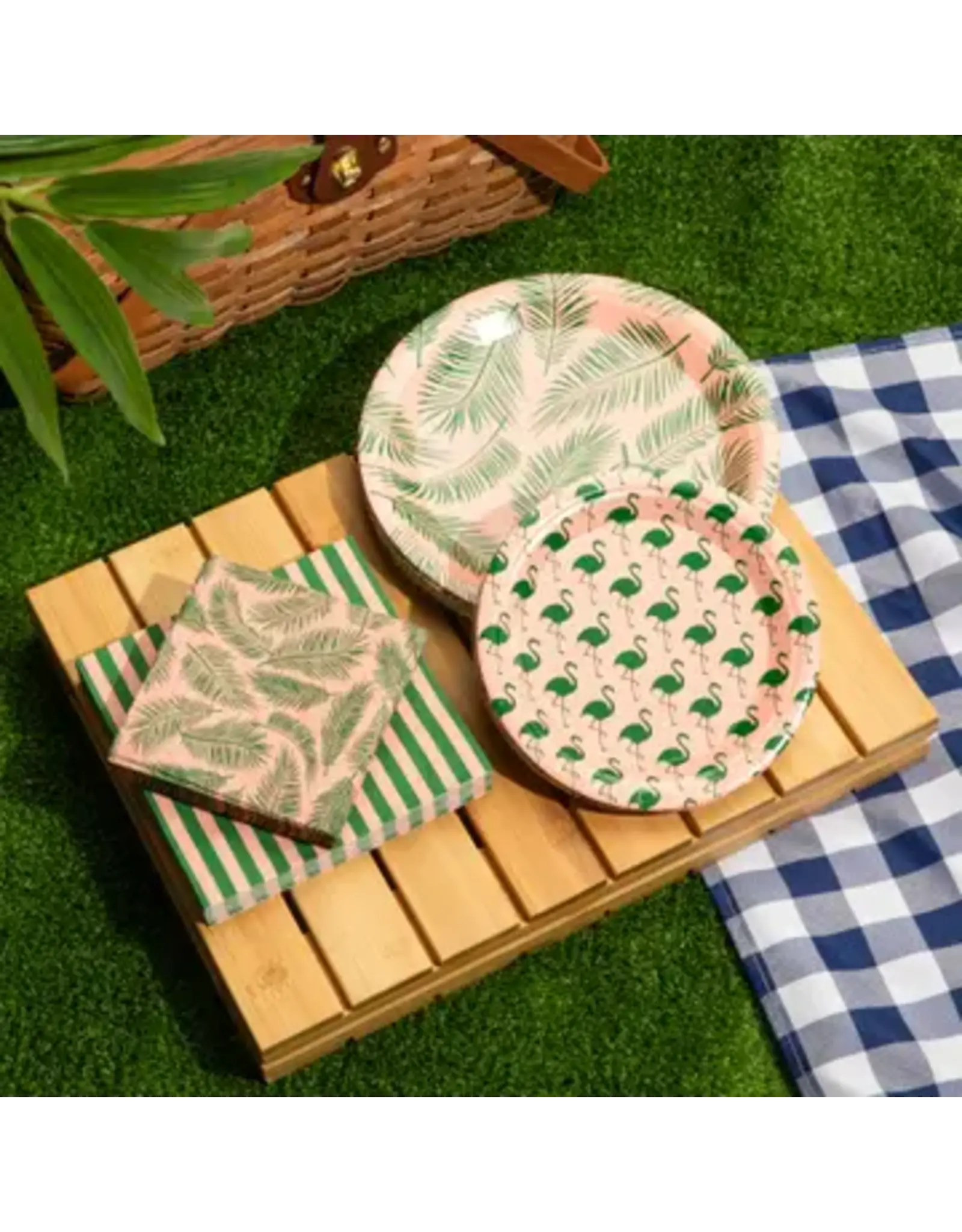 Tropical Hideaway 80 Pc Paper Plate & Napkin Set