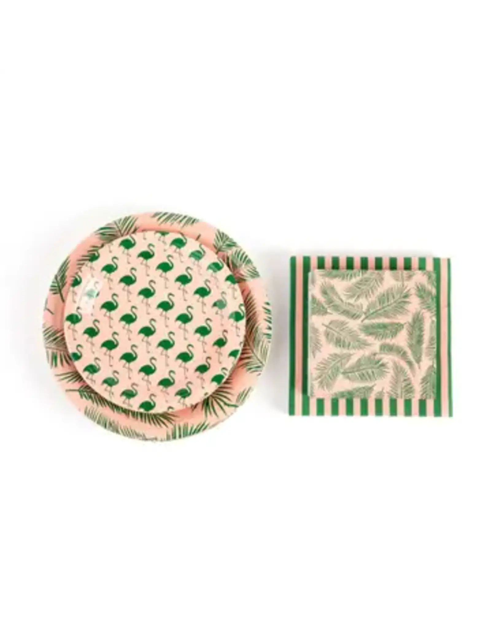 Tropical Hideaway 80 Pc Paper Plate & Napkin Set