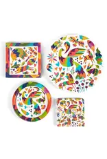 Joyful Otomi 80 Pc Paper Plate & Napkin Set