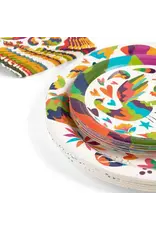 Joyful Otomi 80 Pc Paper Plate & Napkin Set
