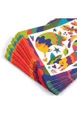 Joyful Otomi 80 Pc Paper Plate & Napkin Set