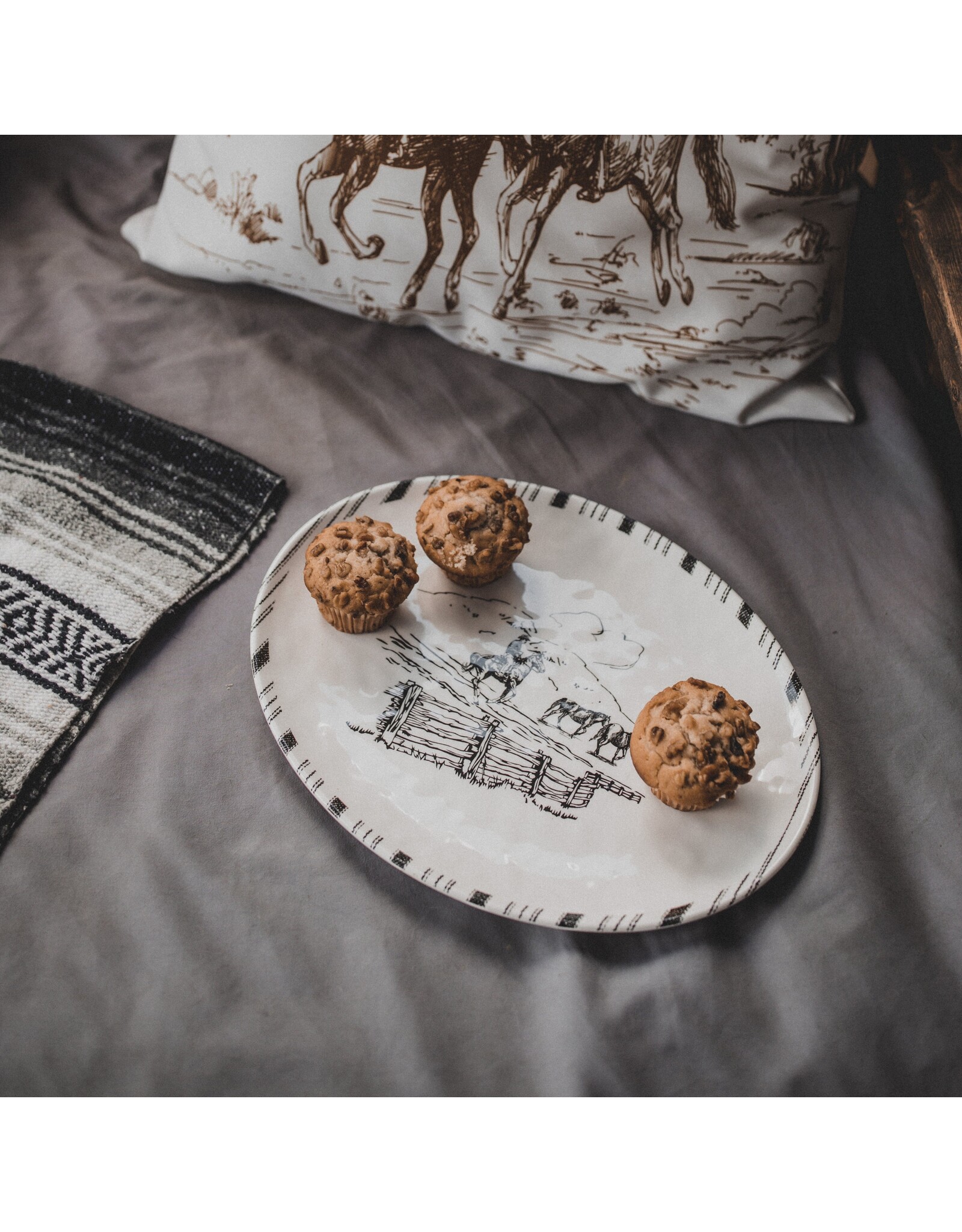 Ranch Life Melamine Serving Platter