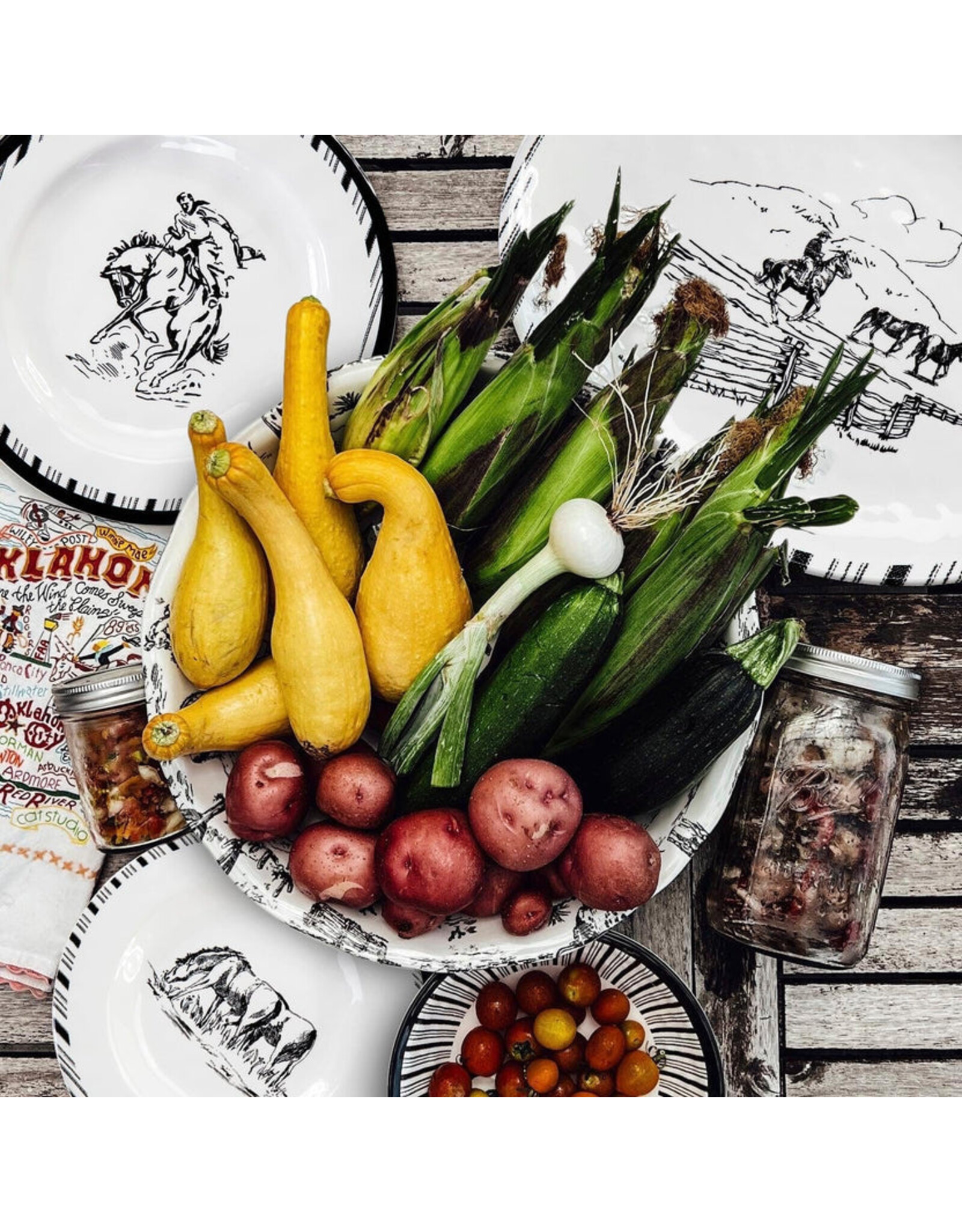 Ranch Life Melamine Serving Platter