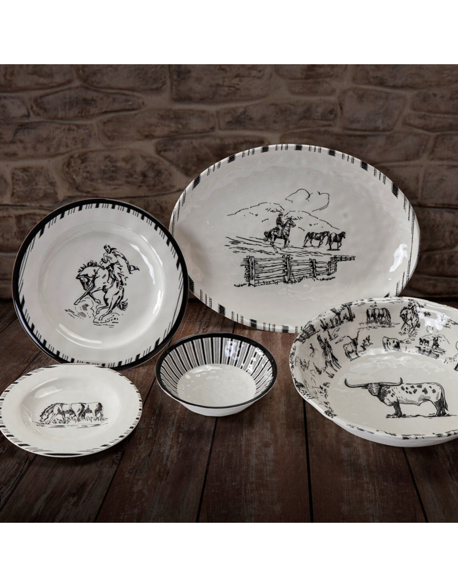 Ranch Life Melamine Serving Platter