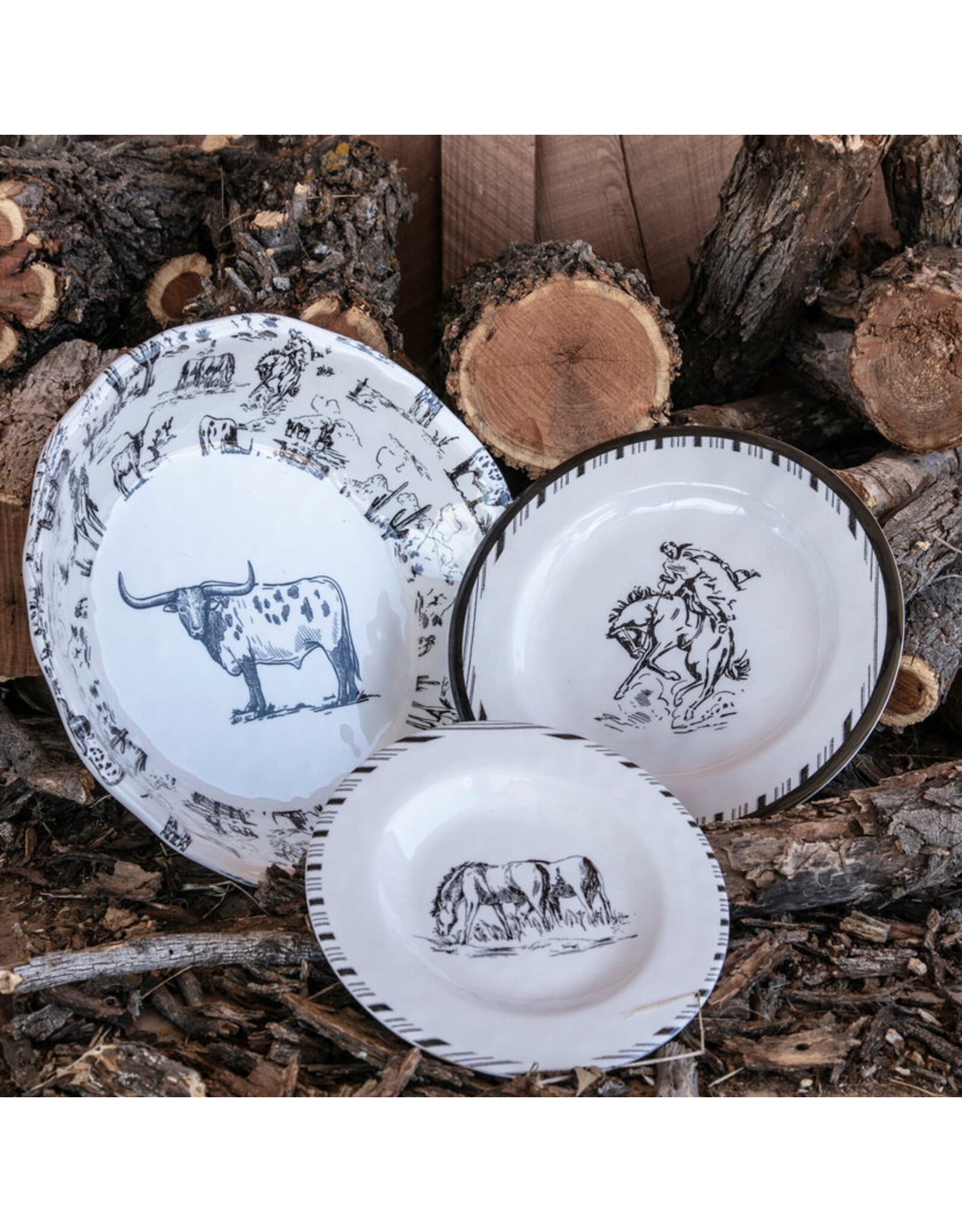 Ranch Life Melamine Serving Bowl