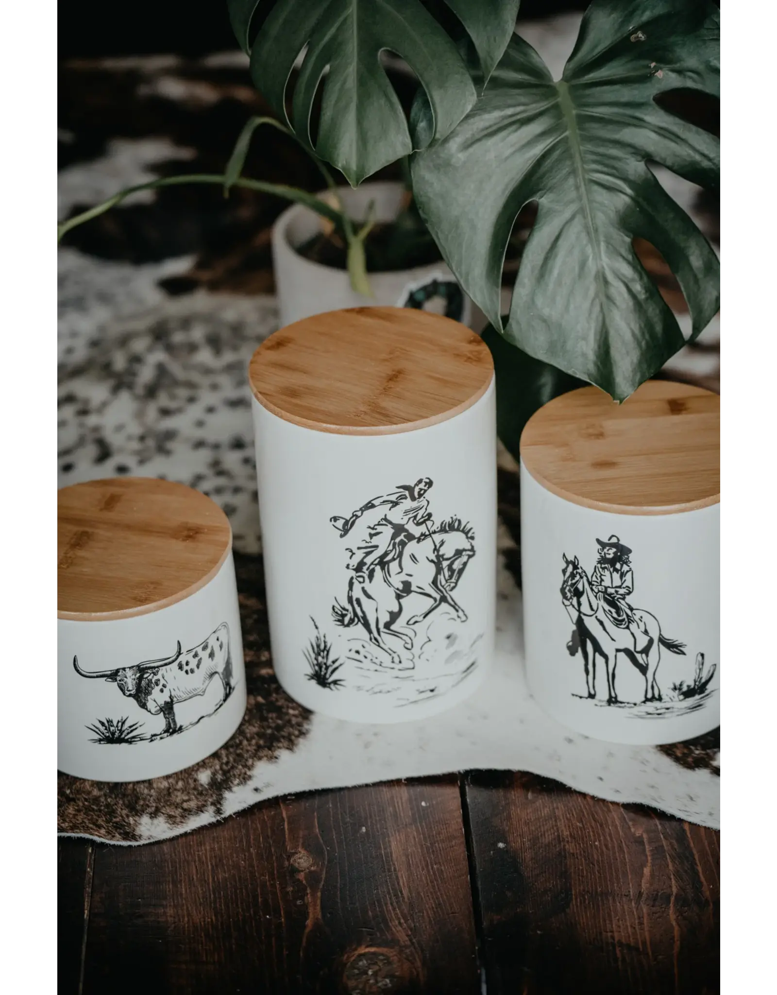Ranch Life 3-Piece Canister Set