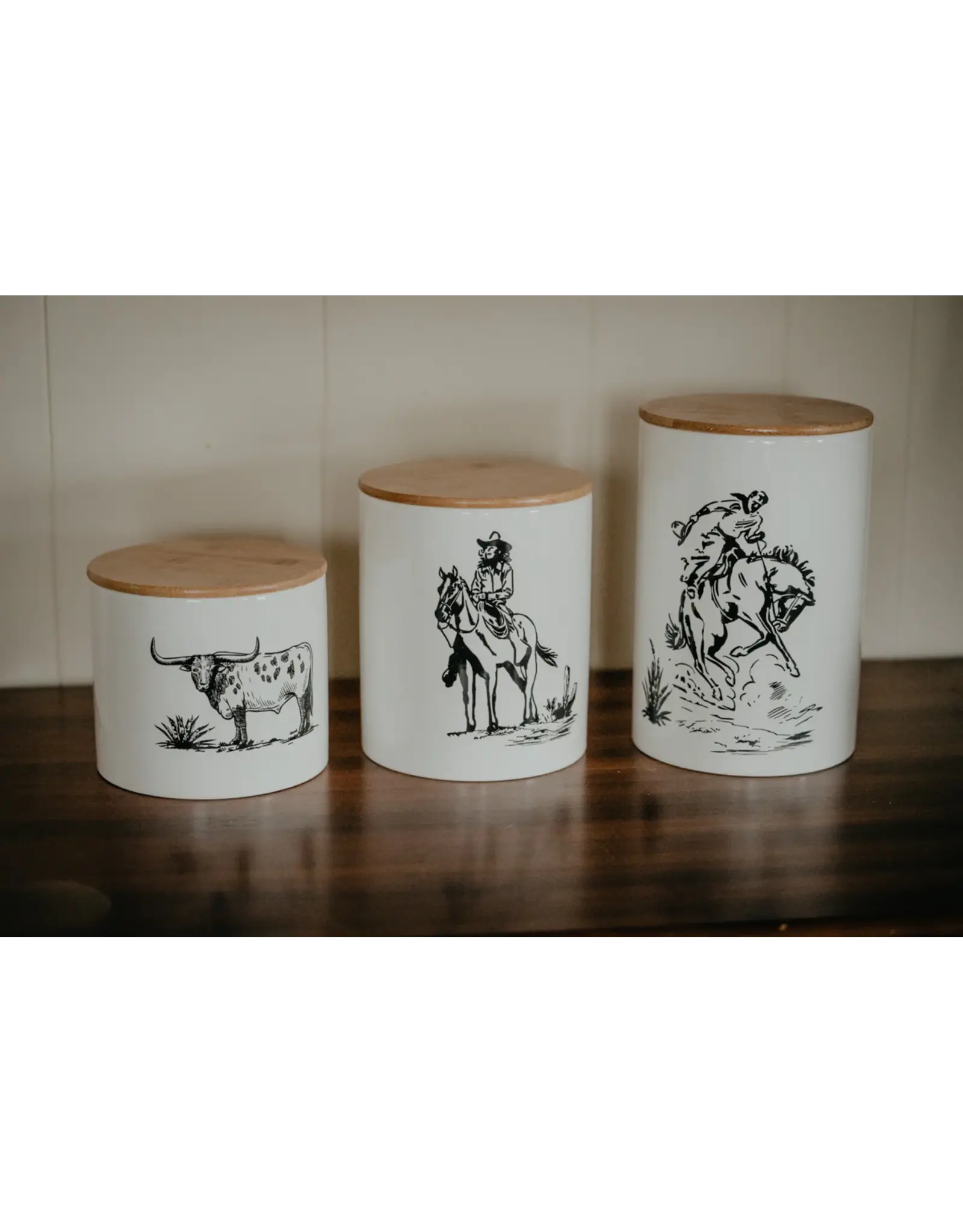 Ranch Life 3-Piece Canister Set