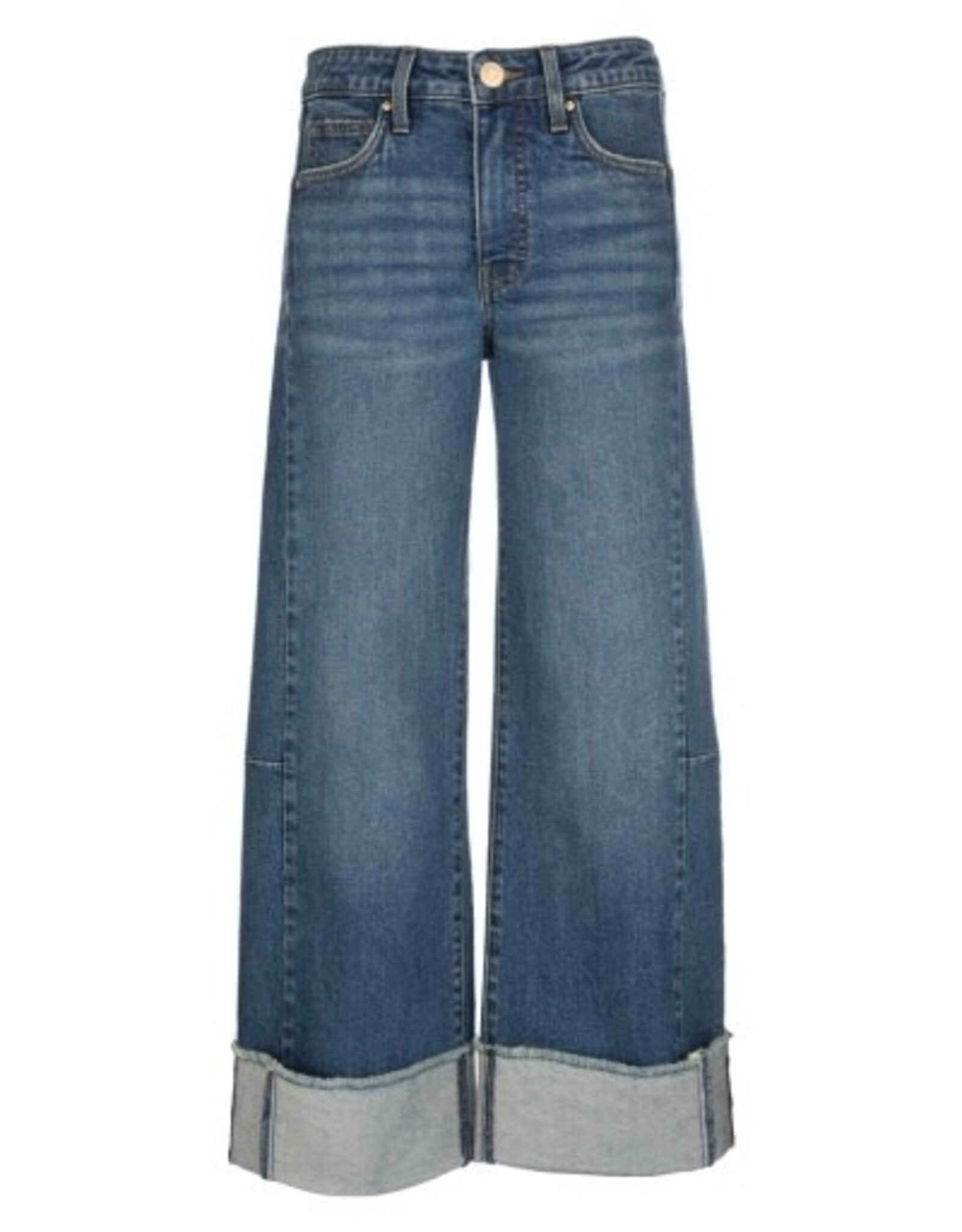 Kut from the Kloth / STS Blue KUT Meg High Rise Fab Ab Wide Leg Roll Up - Commitment