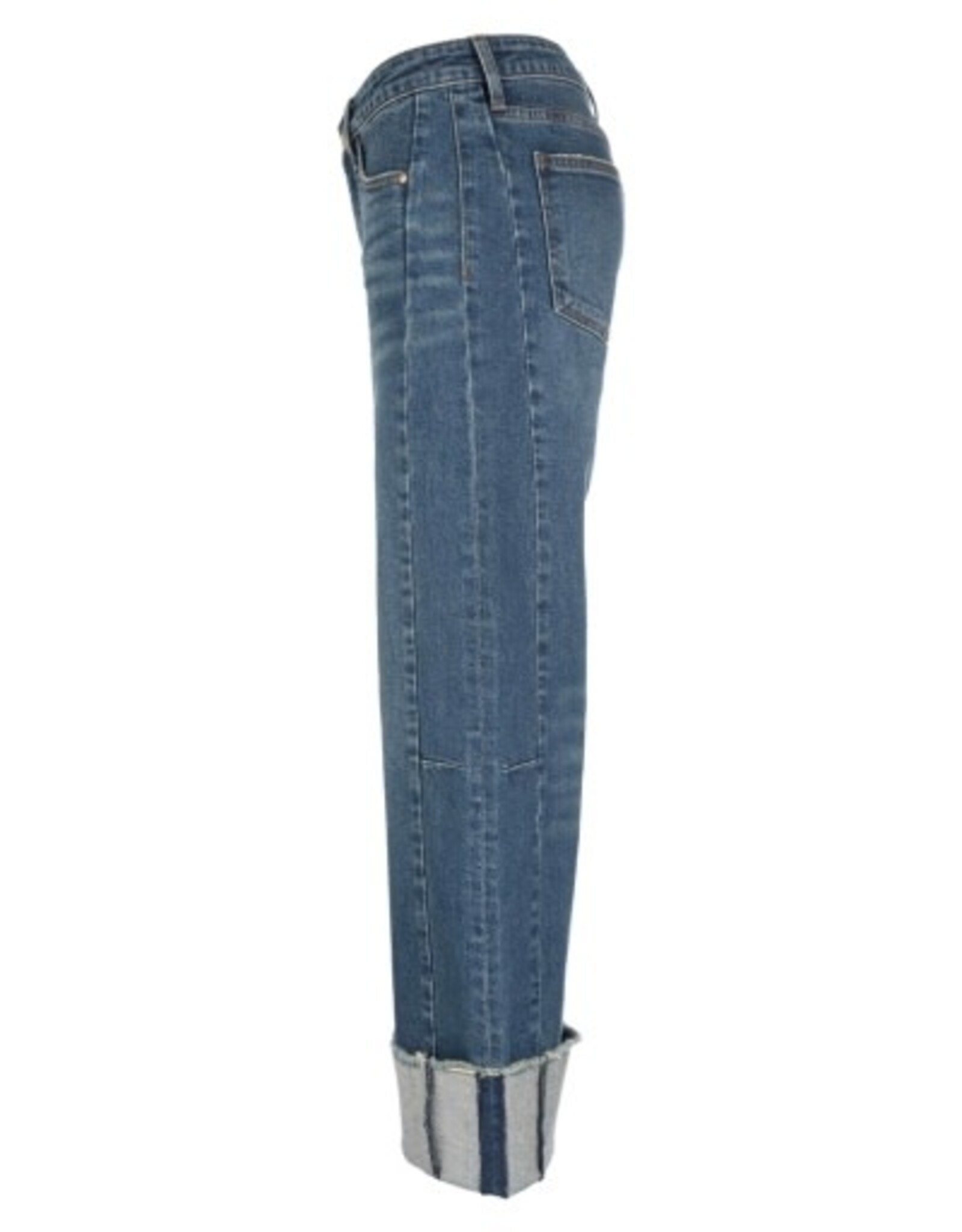 Kut from the Kloth / STS Blue KUT Meg High Rise Fab Ab Wide Leg Roll Up - Commitment