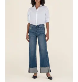 Kut from the Kloth / STS Blue KUT Meg High Rise Fab Ab Wide Leg Roll Up - Commitment