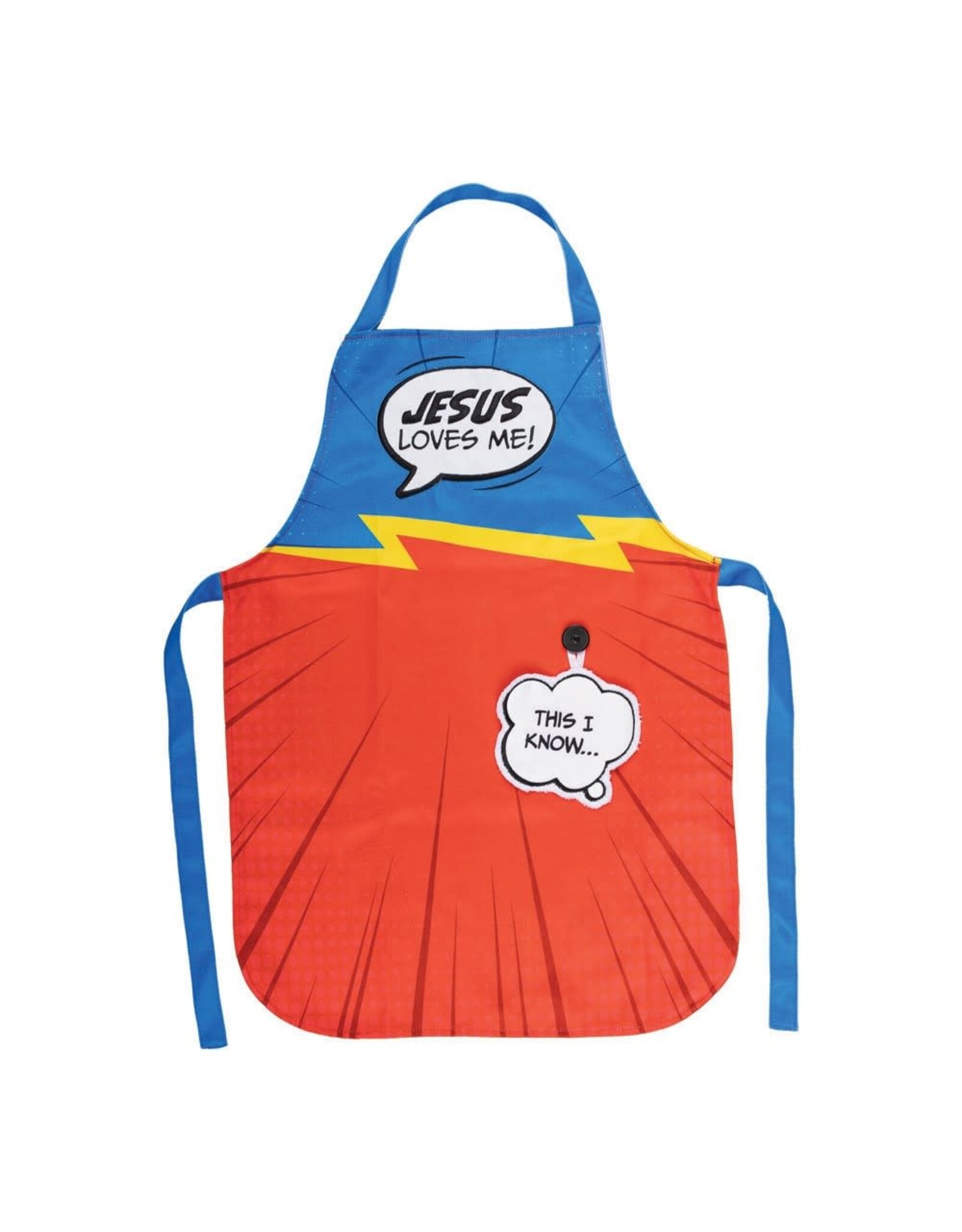 Jesus Loves Me  Super Hero Child's Apron