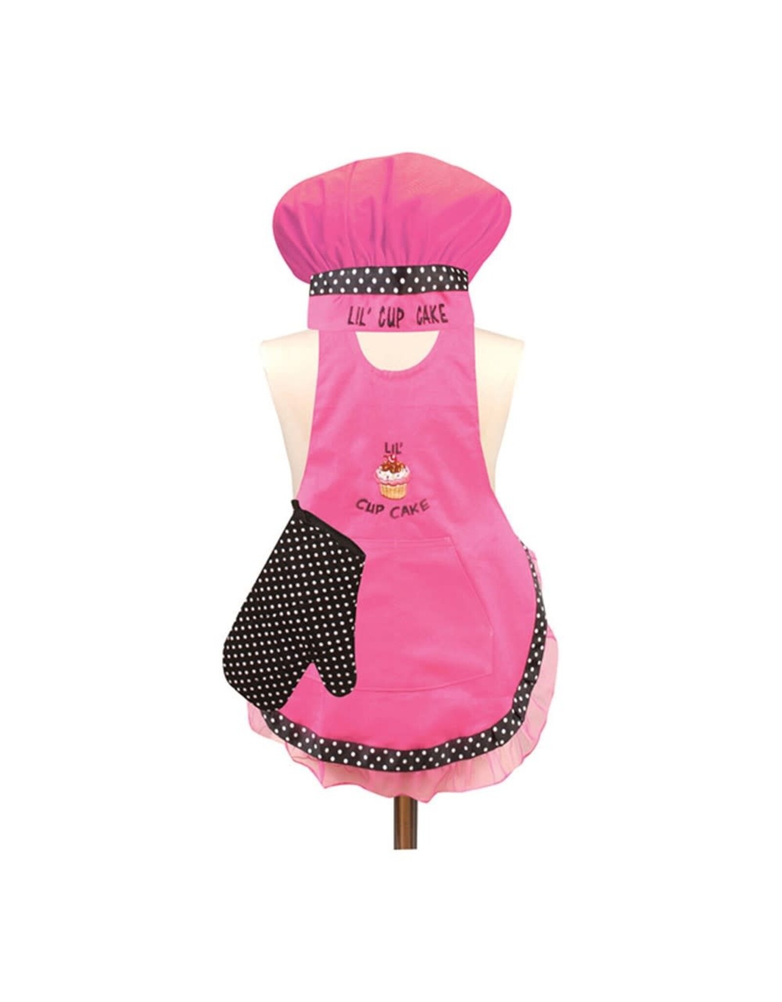 Lil Cupcake Chef Set-Pink-Black