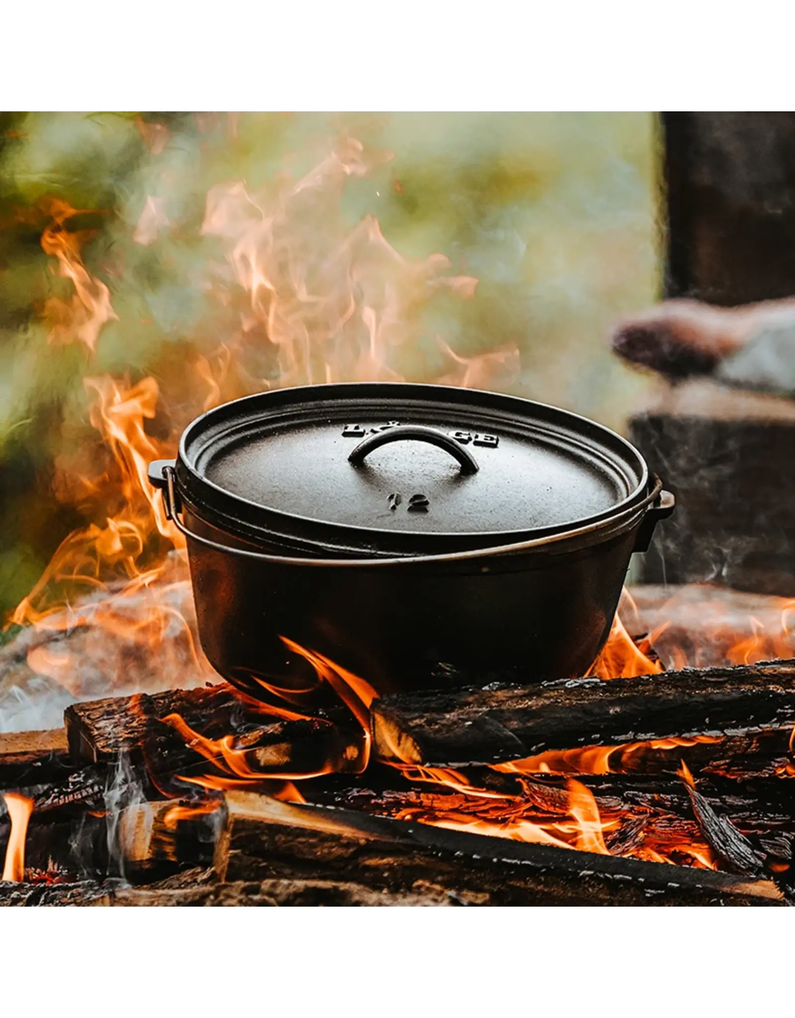Lodge Lodge 12 Inch  8 Quart Cast Iron Deep Camp Dutch Oven