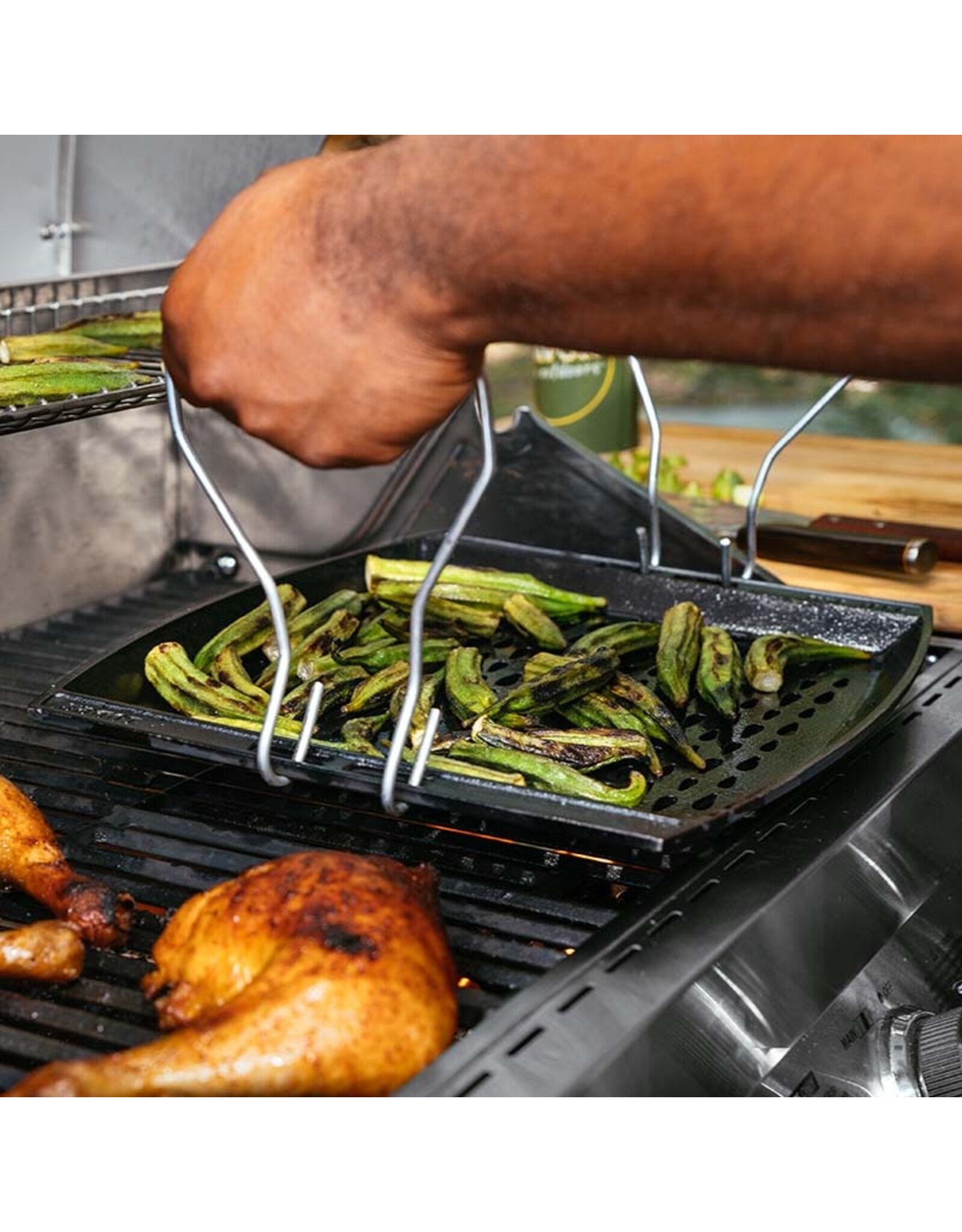 Lodge Lodge 15 x 12 Inch Seasoned Cast Iron Grill Topper