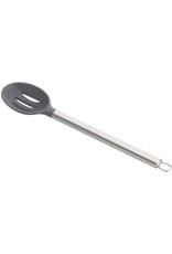 Slotted Spoon Gray Silicone Over Nylon