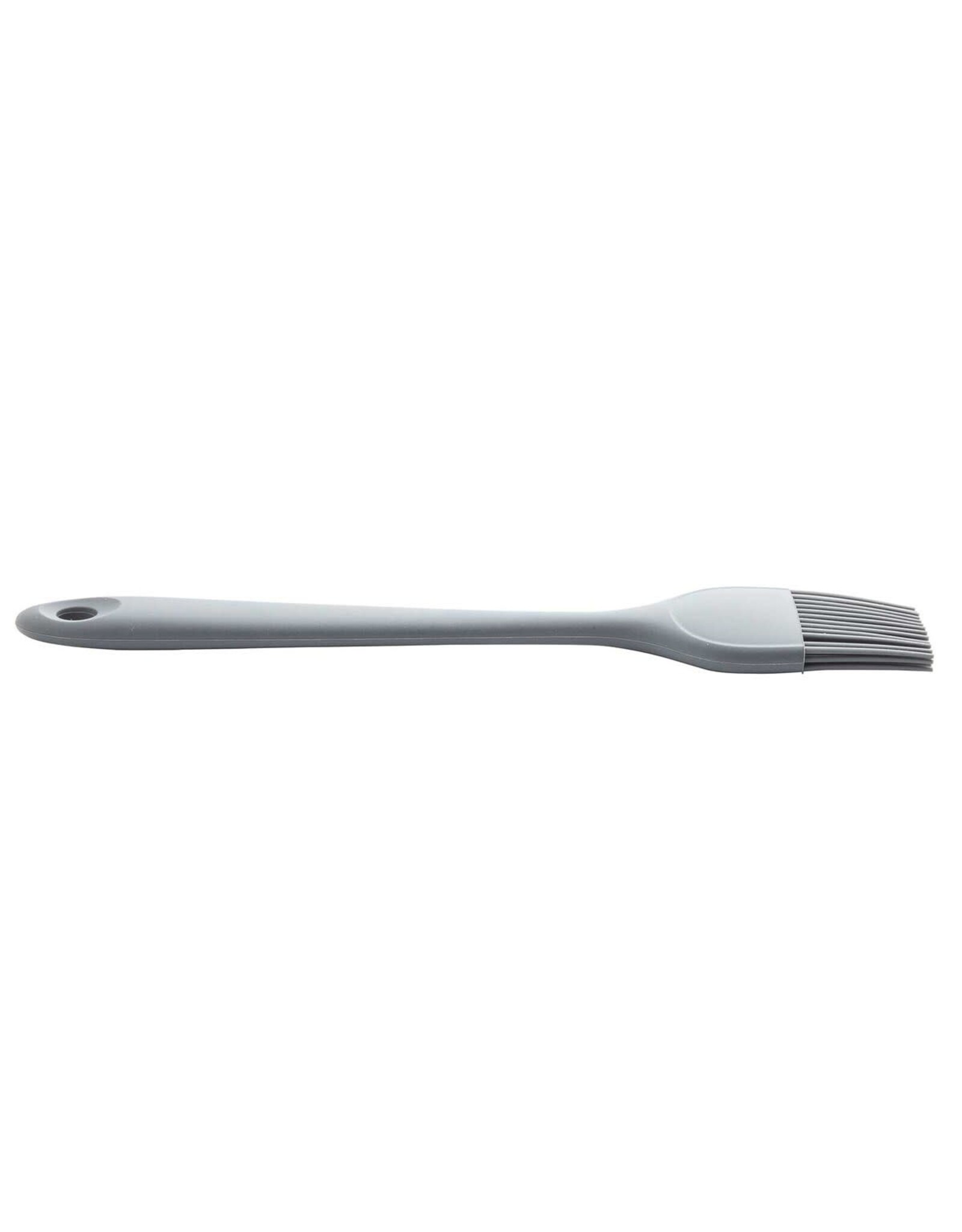 Large Basting Brush Gray Silicone Over Nylon