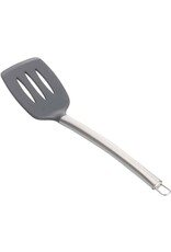 TableCraft Slotted Spatula Gray Silicone Over Nylon TableCraft Slotted Spatula Gray Silicone Over Nylon