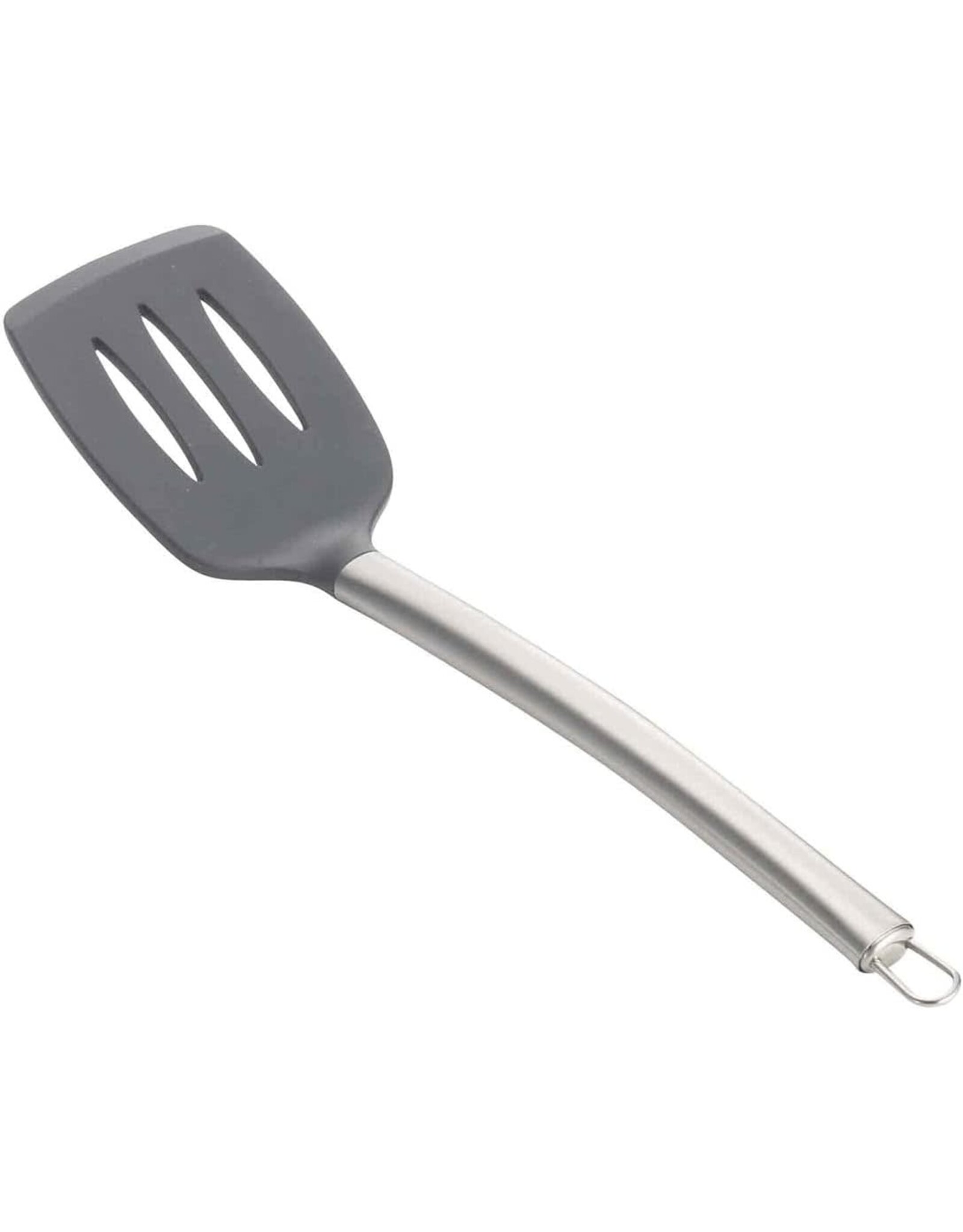 TableCraft Slotted Spatula Gray Silicone Over Nylon