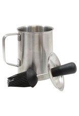TableCraft Sauce Pot With Basting Brush 16oz