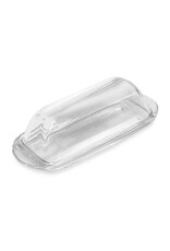 TableCraft Butter Dish Smooth Glass Single Stick