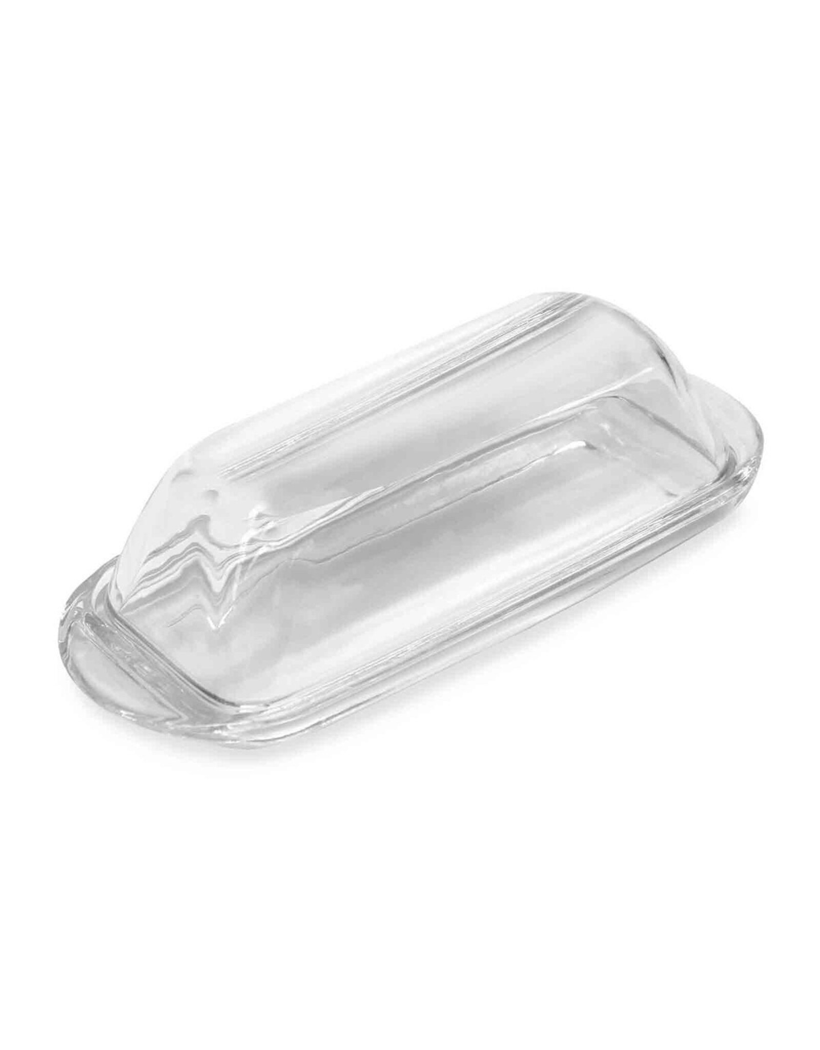 TableCraft Butter Dish Smooth Glass Single Stick