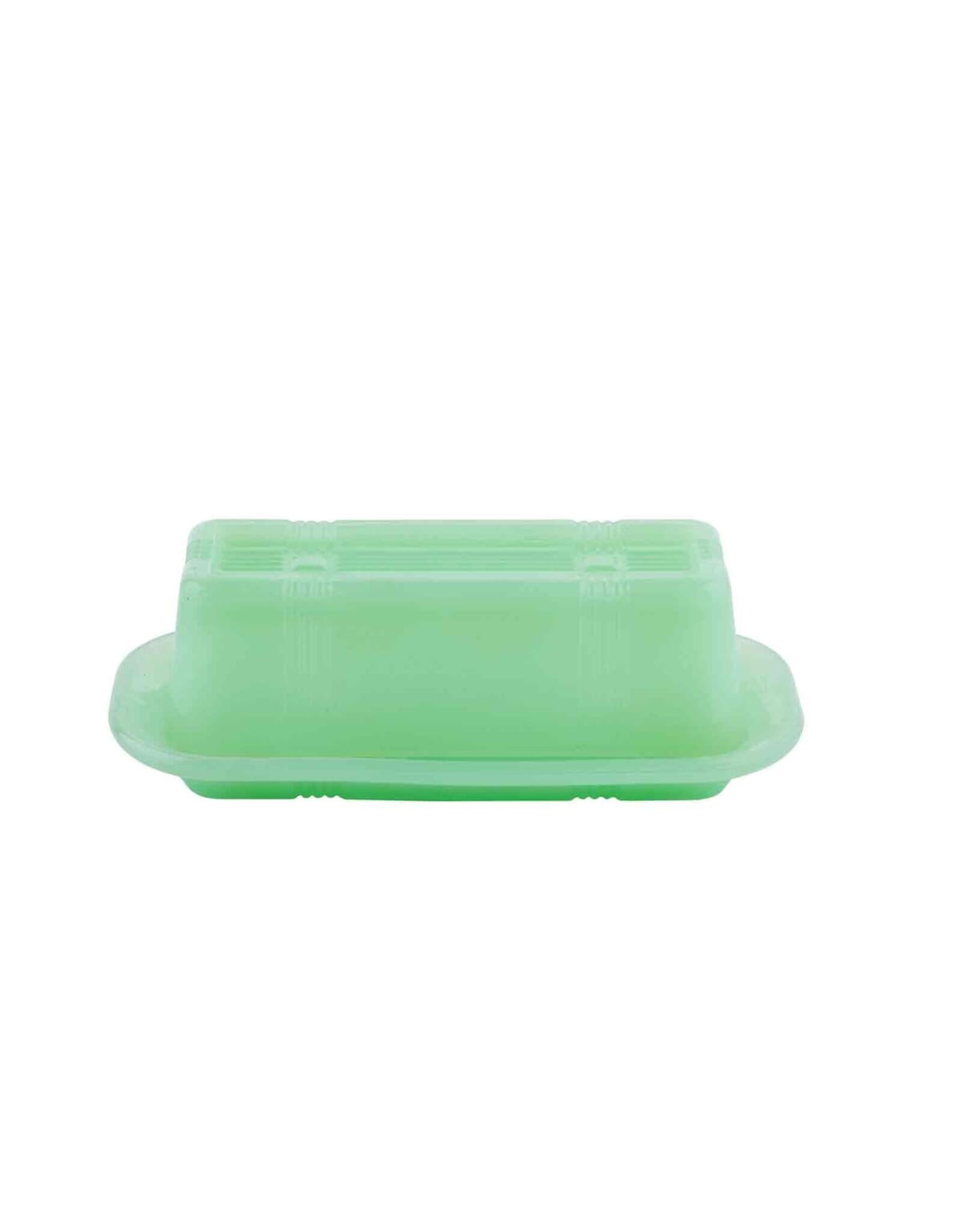 TableCraft Jadeite Glass Butter Dish